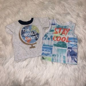 2 baby boy t shirts